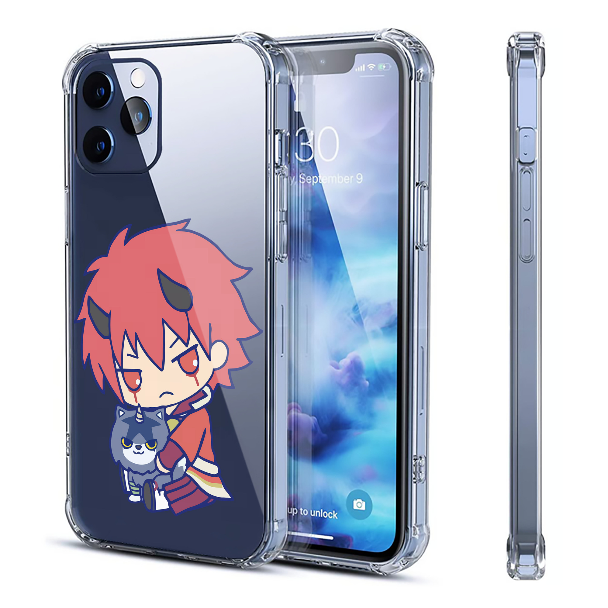 （画像用） 転スラ Regarding Reincarnated to Slime 【iPhone 12シリーズ対応】透明スマホケース（クリアソフトケース）